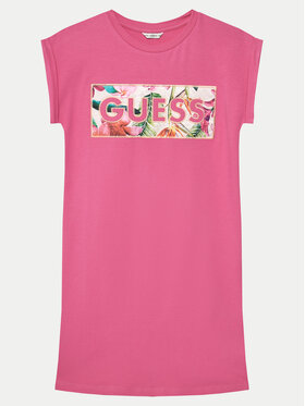 Guess Guess Každodenné šaty J5GK06 KAE24 Ružová Regular Fit