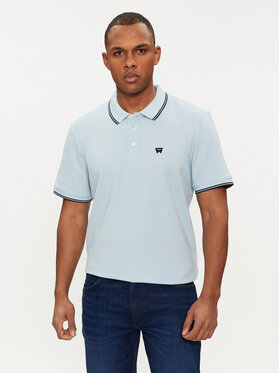 Wrangler Wrangler Poloshirt 112353030 Himmelblau Regular Fit