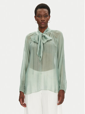 Dixie Dixie Bluzka C207W022A Khaki Regular Fit