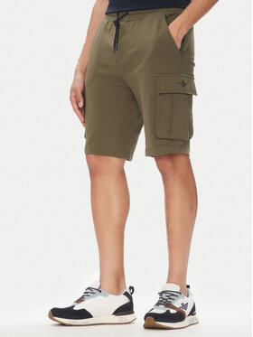 Aeronautica Militare Aeronautica Militare Sportiniai šortai 251BF025F459 Chaki Regular Fit