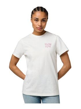 Wrangler Wrangler T-Shirt 112371082 Biały Regular Fit