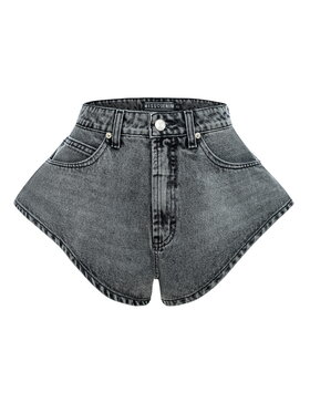 MissDenim MissDenim Džínsové šortky Skorts Sivá Regular Fit