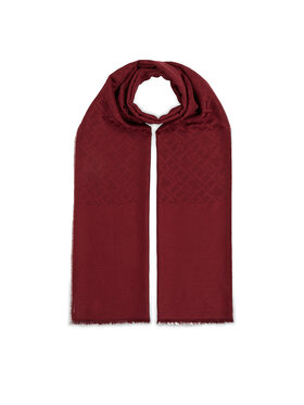 Tommy Hilfiger Tommy Hilfiger Šalle Monogram Micromodal Scarf AW0AW15622 Sarkans