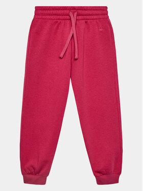 United Colors Of Benetton United Colors Of Benetton Spodnie dresowe 39M2CF022 Różowy Regular Fit