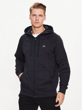Under Armour Under Armour Bluza UA Rival Fleece FZ Hoodie 1357111 Czarny Regular Fit