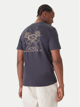 Quiksilver Quiksilver T-shirt Evo Quik Rituals EQYZT08193 Siva Regular Fit