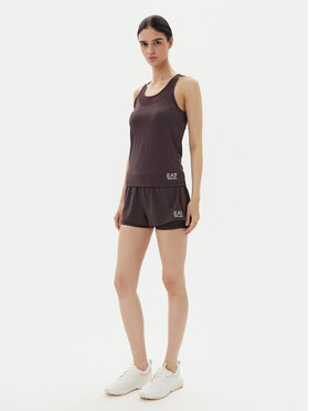 EA7 Emporio Armani EA7 Emporio Armani Sportovní kraťasy 7W000240 AF13662 U6278 Hnědá Regular Fit