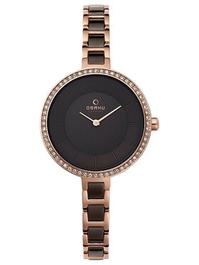 Obaku Obaku Zegarek V191LEVNSV Złoty