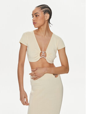 Patrizia Pepe Patrizia Pepe Blúz 2K0261/K021-W362 Ekru Regular Fit