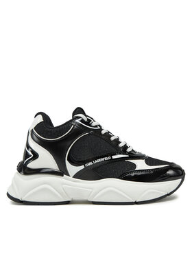 KARL LAGERFELD KARL LAGERFELD Sneakersy Komet Wedge KL65724A Czarny
