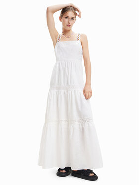 Desigual Desigual Vestito da giorno 23SWVW66 Bianco Regular Fit