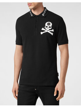 PHILIPP PLEIN PHILIPP PLEIN Polokošile 231 Černá Slim Fit