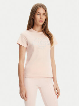 Guess Guess Футболка V5GI10 K9RM1 Рожевий Regular Fit