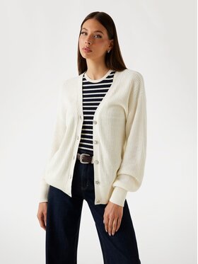 Guess Guess Sweter 176623 Biały Classic Fit