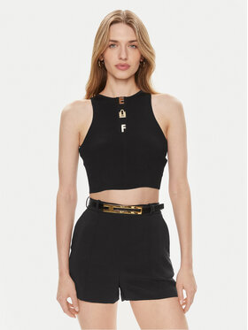 Elisabetta Franchi Elisabetta Franchi Felső TK-06B-42E2 Fekete Slim Fit