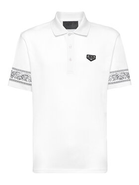 PHILIPP PLEIN PHILIPP PLEIN Polo 22941 Bianco Slim Fit