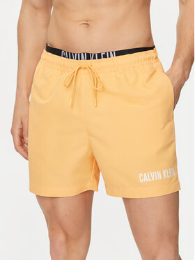 Calvin Klein Swimwear Calvin Klein Swimwear Szorty kąpielowe KM0KM00992 Pomarańczowy Regular Fit