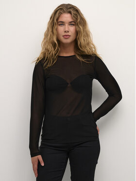 Kaffe Kaffe Bluse Solla 10551939 Schwarz Regular Fit