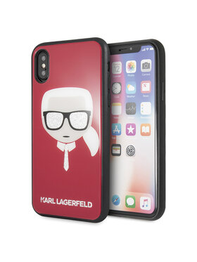 KARL LAGERFELD KARL LAGERFELD Etui na telefon iPhone X/ Xs Czerwony