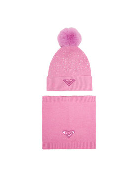 Roxy Roxy Комплект шапка и шал тип комин CEO-ROXY_ACCCS_08_AW2025 Розов