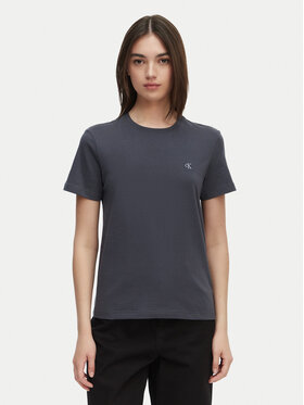 Calvin Klein Jeans Calvin Klein Jeans Majica Monogram LV047B224G Temno siva Regular Fit