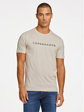 Lindbergh Lindbergh Tricou 30-400200 Bej Relaxed Fit