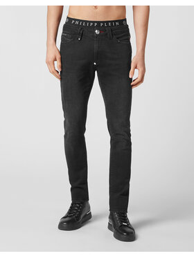 PHILIPP PLEIN PHILIPP PLEIN Džínsy 67 Čierna Slim Fit