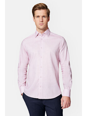Lancerto Lancerto Koszula Ossie KO051223000020 Czerwony Slim Fit