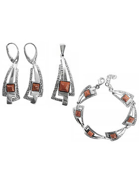 Lovrin Lovrin Set bižutérie 103671 Hnedá