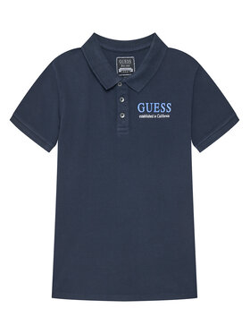 Guess Guess Polo L6GP01 K9WF4 Blu scuro Regular Fit