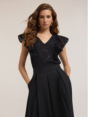 Motivi Motivi Blusa 2710Q001868N033 Nero Regular Fit