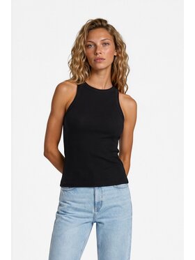 LE POSSÉ LE POSSÉ Tank top TTPC Czarny Slim Fit
