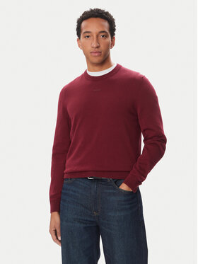 HUGO HUGO Svetr San Cassius-C2 50553588 Bordó Slim Fit