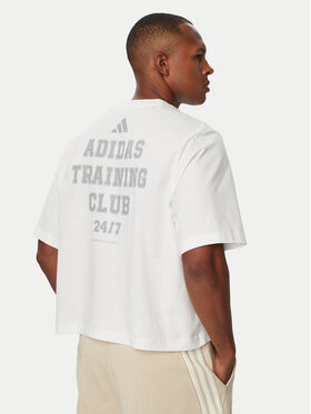 adidas adidas Koszulka techniczna D4T Primelift KT1653 Biały Regular Fit