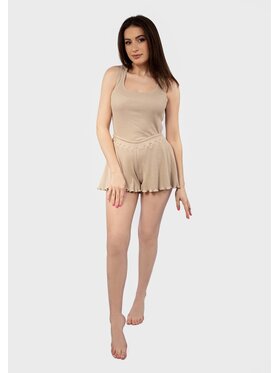 DKaren Sport DKaren Sport Dres DK-K-P1 Beżowy Classic Fit