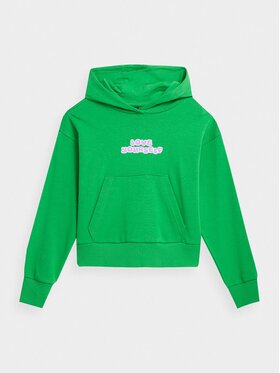 4F 4F Felpa 4FJAW23TSWSF645 Verde Regular Fit