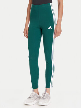adidas adidas Legginsy Essentials 3-Stripes KB7663 Zielony Slim Fit