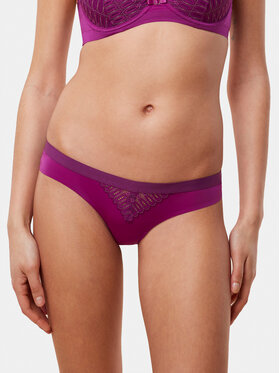 Triumph Triumph Braziljske spodnje hlačke Aura Spotlight T Brazilian 10216453 Vijolična
