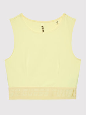Guess Guess Top J2GI36 MC049 Żółty Slim Fit