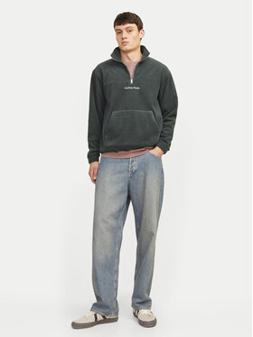 Jack&Jones Flis Vesterbro 12262981 Zelena Relaxed Fit