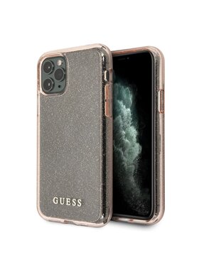 Guess Guess Etui na telefon Glitter Case Różowy