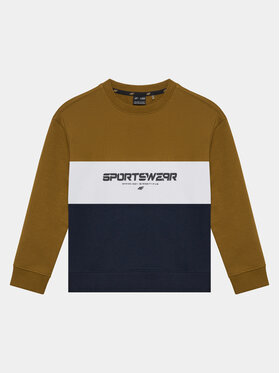 4F 4F Felpa 4FJAW23TSWSM630 Marrone Regular Fit
