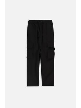 Coccodrillo Coccodrillo Kalhoty z materiálu ZC5119101ABK-021 Černá Regular Fit