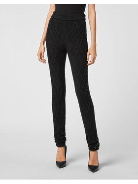 PHILIPP PLEIN PHILIPP PLEIN Jogger nohavice 10623 Čierna Jogger Fit