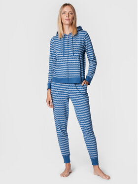 Lauren Ralph Lauren Lauren Ralph Lauren Pijama ILN72192 Albastru Regular Fit