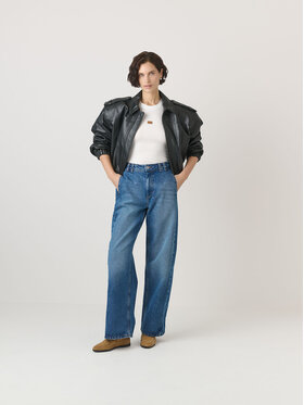 La Mania La Mania Jeansy MYKKI Granatowy Classic Fit