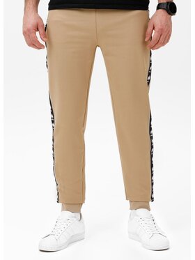 PITBULL PITBULL Spodnie dresowe męskie TAPE NUGGET XL Beżowy Regular Fit