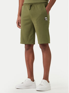 KARL LAGERFELD KARL LAGERFELD Športové kraťasy 705019 562900 Zelená Regular Fit