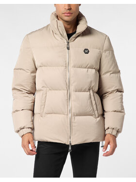 PHILIPP PLEIN PHILIPP PLEIN Giubbotto piumino 26053 Beige Regular Fit