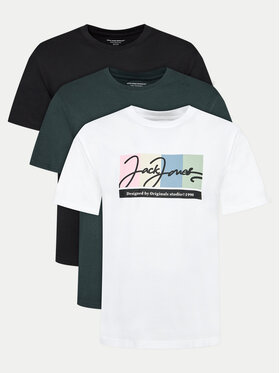 Jack&Jones Jack&Jones 3 db póló Portland 12271616 Színes Relaxed Fit